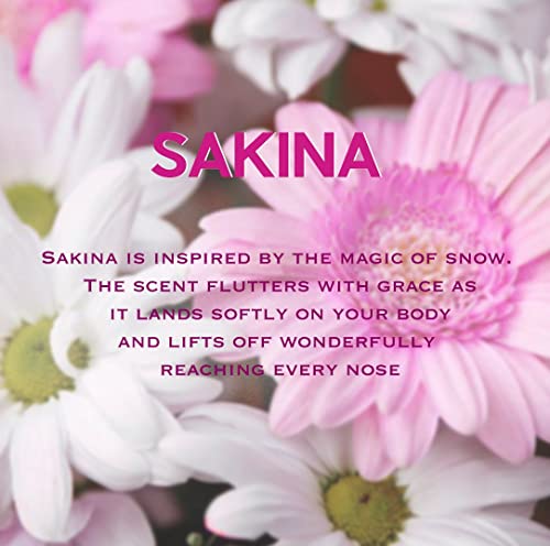 Naseem Sakina Aqua Perfume Alcohol Free With Composition Of Lime Floral Vanilla Musk Long Lasting Arabian Fragrance For Women Extrait De Parfum 2.7 Fl Oz #TOP2