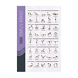 poster of 100 yoga poses ✅ LAMINADO, ELIGE ENTRE DOS TAMAÑOS: Cada póster está laminado para que sea más duradero. Elige entre dos tamaños para que se adapten a tu espacio de entrenamiento. Adquiere el de 16,5" x 25" como guía de referencia y planificación o la versión más grande de 20" x 30" para una mayor visibilidad durante tu entrenamiento.
