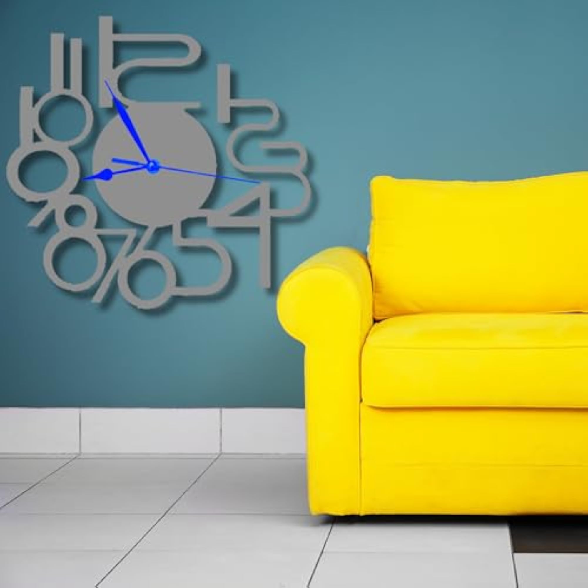 Modern Metal Wall Clock for Stylish Interiors