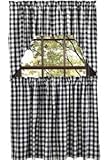 Buffalo Black Check Swag Set of 2-36x36x16