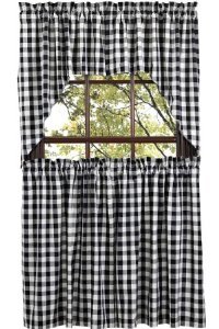 Buffalo Black Check Swag Set of 2-36x36x16