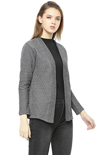 Image of Frenchtrendz Womens's CTN Fleece Shrug(Diamond Jacquard, XS-4XL)