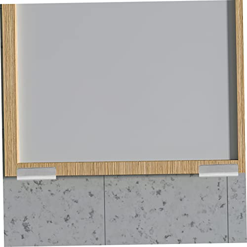 Image of 10pcs Tile Pendant Frameless Picture Frame Black Hardware Heavy Duty Clothes Rack Mirror Wall Mount Brackets Plate Hangers Steel Tile Bracket Frame Picture Frame Corner Fasteners