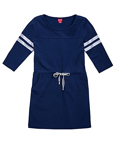 Vestido casual para niñas La-V que no encoge ni pierde color tras los lavados