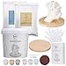 Produktbild Makai Premium 3D Handabdruck Set Alginat Alabastergips mit vielen Extras und Anleitungsvideo DIY für Zwei Personen Paare Familie Hochzeit Jahrestag Geburtstag individuelles Geschenk für Sie und Ihn