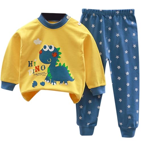 Jungen Frottee Schlafanzug Jungen & mädchen Pyjamas Langarm...