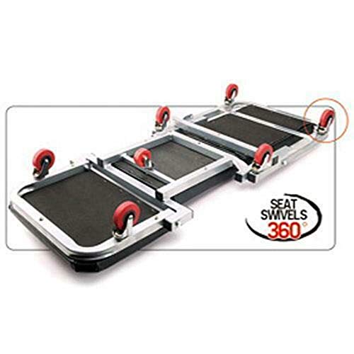 Timmyhouse Creeper Chair 2-In-1 Foldable Mechanic Seat 360" Garage Shop Tool Auto Car Work #TOP2