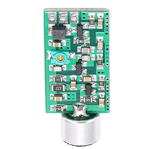 Módulo Transmisor de Audio plplaaoo Mini Micrófono Inalámbrico FM Emisión Núcleo Circuito Frecuencia Ajustable 88-108MHz Voltaje Amplio 0.7V-9V para Transmisión de Sonido miniatura 1