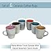 BTaT- Coffee Mugs, Set of 6, 12 oz (350ml), Mugs, Coffee Cups, Mugs for Coffee, Coffee Mug Set, Mug Set, Large Coffee Mugs, Coffee Cups Set, Ceramic Coffee Mug, Coffee Cup Set