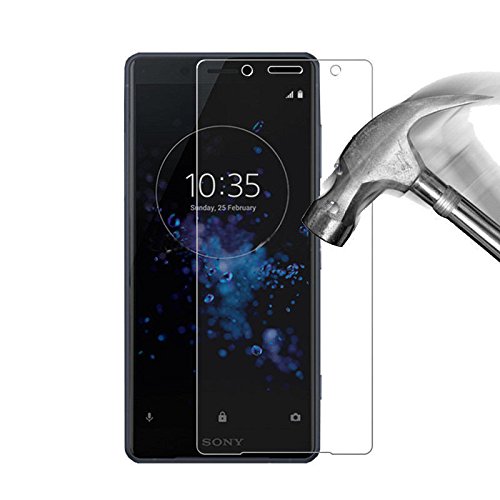 COPHONE® Verre trempé compatible avec Sony Xperia XZ2 COMPACT, film de protection écran Premium Anti Chocs et Casse, Anti empreintes, bords arrondis,dureté...