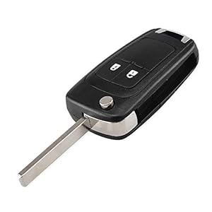 PHONILLICO Autosleutelbehuizing met 2 toetsen geschikt voor diverse Opel- en Chevrolet-modellen