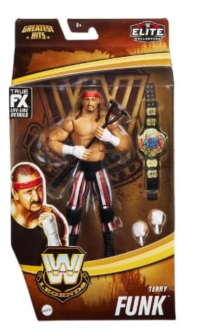 Figurine WWE Legends Terry Funk Elite, le cadeau idéal pour les fans de catch vintage