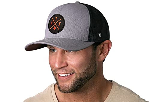 Image of HAKA State City Trucker Hat for Men & Women, Adjustable Baseball Hat, Mesh Snapback, Sturdy Outdoor Black Golf Hat