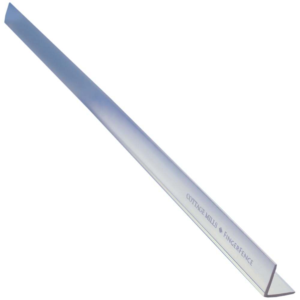 FingerGuard - Protect Your Fingers While Using Rotary Cutters - Handle Makes Moving Rulers Easy - 24 Inch