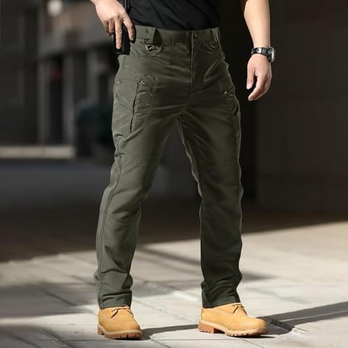Tactical Cargo Pants for Men Stretch Water Resistant Ripstop Pants Outdoor Lightweight Work Hiking Pant with Pockets2
