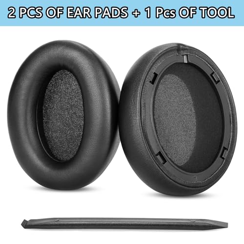 RP-HD605N Almohadillas de Repuesto Compatibles para Panasonic RP-HD805N RP-HD605N RP-HD601N Auriculares Cojines de Cuero de Proteína con Espuma de Memoria Negro miniatura 6