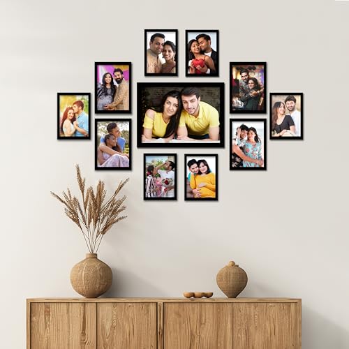 Image of Rousrie Photo Frames For Wall With Acrylic Top | DIY Photo Frames For Wall Decoration Wall Mount, Different Size (11 Pc)