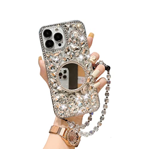 CrazyLemon �K�p iPhone 14 ���� �P�[�X �L���L�� �N���A ���C���X�g�[�� ������� �~�` �~���[ �f�U�C�� �X�^���h�t�� �X�g���b�v�t�� ���킢�� �ґ� ���ؕ� ���f�B�[�X �����p �l�C �A�C�t�H��14 �V���R�[�� �P�[�X (Lux