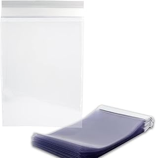 VERSA-TAGS Form Holder, Buyers Guide Holder, Buyers Guide Window Hangers, Buyers Guide Window Holder for Car Dealership, Forms Holder, 9” x 13” Clear Plastic Pouch, Packaged 50 Per Pack