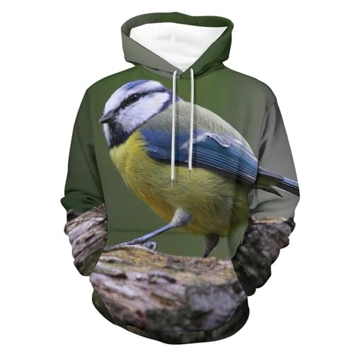 Sweat à capuche oiseau UMENG pull décontracté pour vos balades en ville