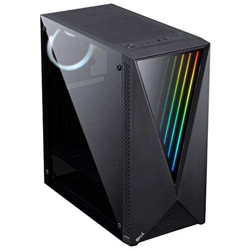 COMPUTADOR SKUL GAMER 7000 - I7 9700 3.0GHZ 9ª GER. MEM. 8GB DDR4 HD 1TB GTX 1050TI 4GB FONTE 600W Preto