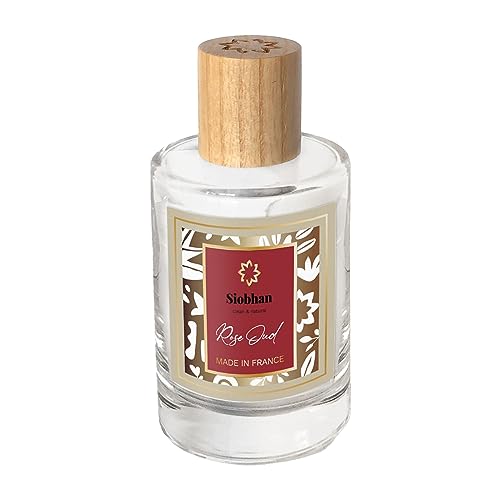 SIOBHAN Rose Oud Eau de toilette géranium bourbon patchouli et cypriol 100ml 93% d'ingrédients d'origine naturelle