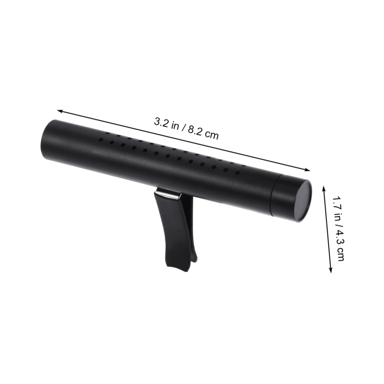 ULTECHNOVO 3pezzi Diffusore Di Aromi Per Auto Silicone Con Clip Per Bocchetta Elegante Diffusore Di Profumo Con Bastoncino Sostitutivo Per Design Nero Moderno Per Atmosfera Rinfrescante Auto