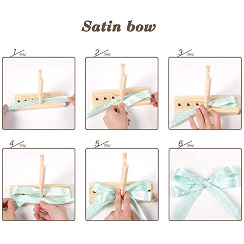 Ribbon Bow Maker Wooden Wreath Bow Maker Tool for Creating Gift Bows Party Decor Hair Bows Corsages Jewelry Making Tools Resin molds Resin molds for Jewelry Resin molds for Jewelry Making Resin molds