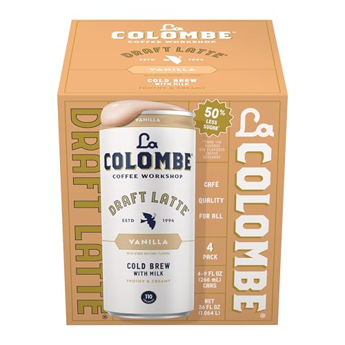 La Colombe, Latte Draft Vanilla, 9 Fl Oz, 4 Pack