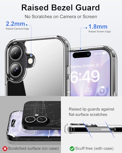 Image of HOOMIL Case for iPhone 17, Anti-Yellowing, Crystal Clear