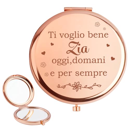 Regalo Zia,Regalo per Zia,Idee Regalo Zia,Festa Della Mamma Idee Regalo per Zia,Regalo Zia Compleanno,Regalo Zia Natale,Regali Zia,Idee Regali Zia,Specchio per Trucco,Specchio Trucco Ingranditore