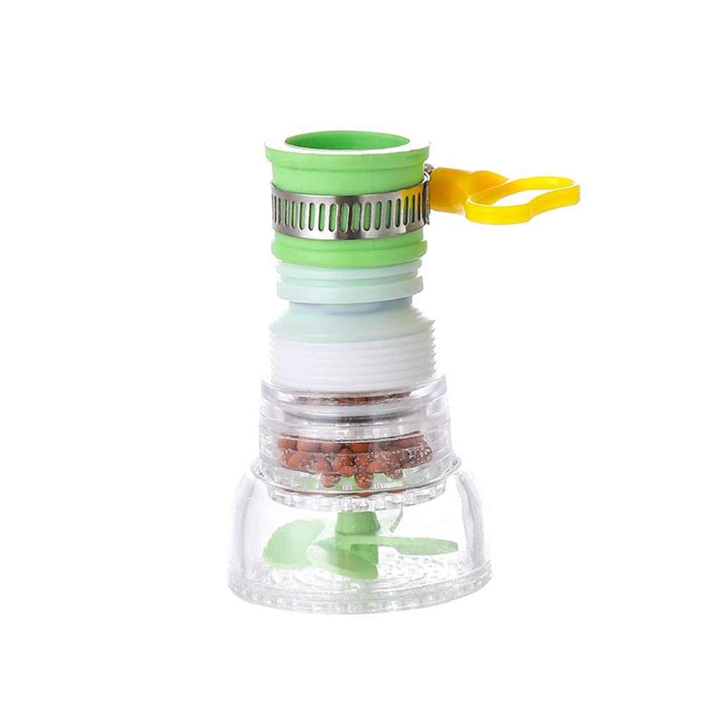 360 Grad verstellbare Wasserhahn-Verlängerung, Duscharmatur, Gadget, Wasserhahn-Verlängerung, Küche, Badzubehör (Argento)