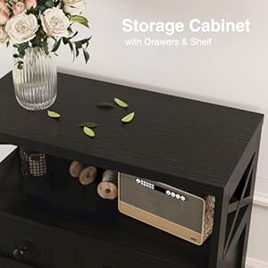 Black storage cabinet with drawers and shelves freestanding black kitchen pantry storage cabinet floor storage cabinet hutch cupboard black for diningliving roomhome office  urban country home decor