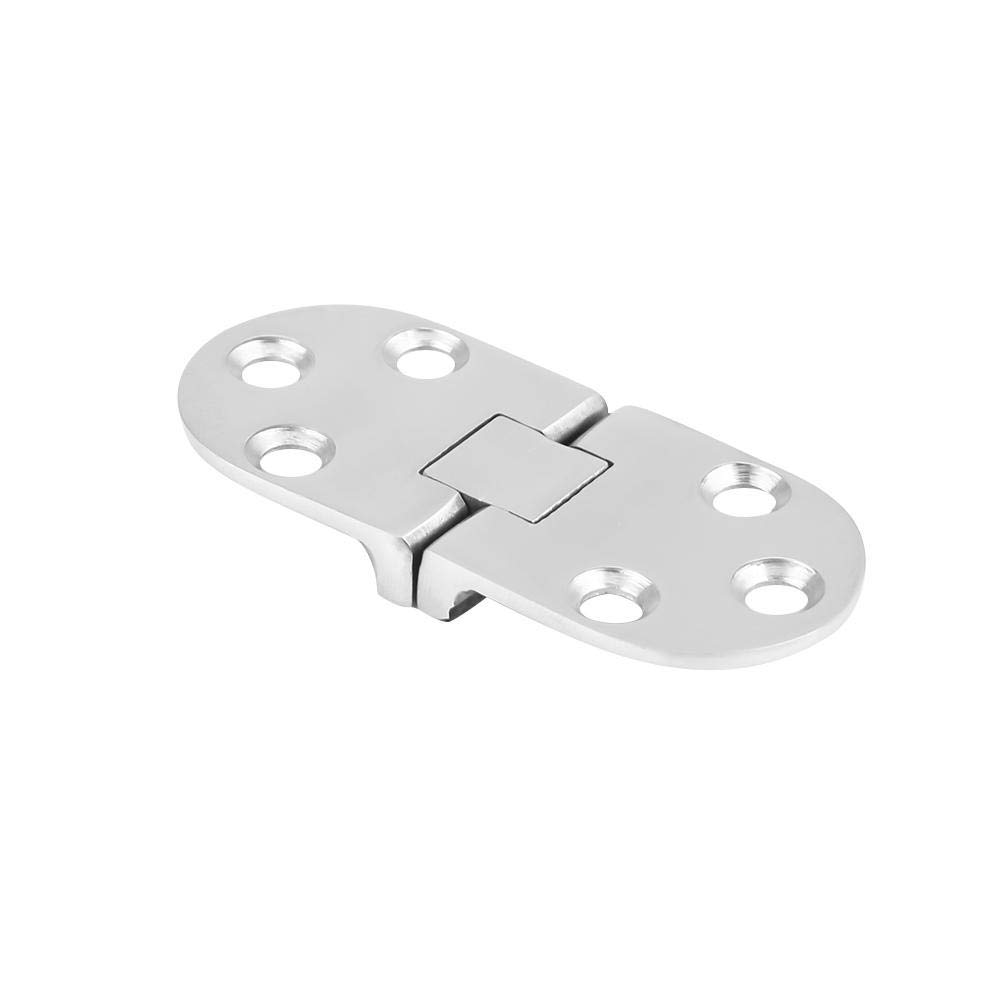 2 Stück Marine Scharniere Boot Edelstahl Scharnier Marine-Türscharnier Bootstürscharnier Bootstürluke Kabinentürluke Bündiges Türscharnier Bündige Türluke für Kabinentüren (66 x 30 mm)