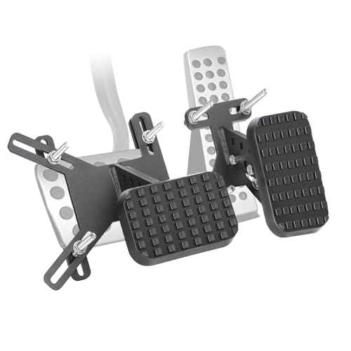 Adjustable Gas and Brake Pedal Extenders for Short Drivers/Pregnant Women and People with Limited Mobility Compatible with Cars Go Kart Ride on Toys Truck Vehicle.