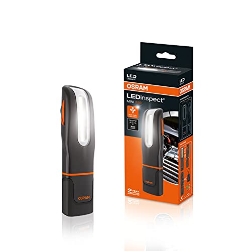 OSRAM LEDinspect MINI250, lampe d'inspection LED, 6000 K, lampe de travail LED rechargeable, magnétique, avec crochet