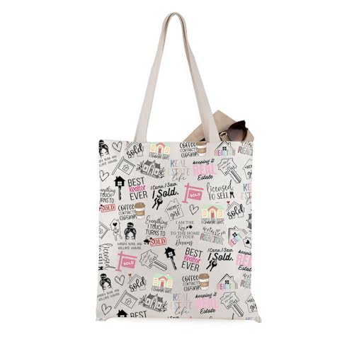 Bolso Tote regalo para agentes inmobiliarios mujeres miniatura 1