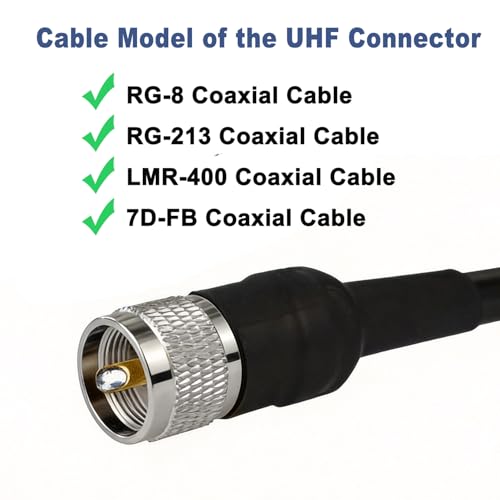 Conector macho PL259 para cable coaxial, pack 2 miniatura 6