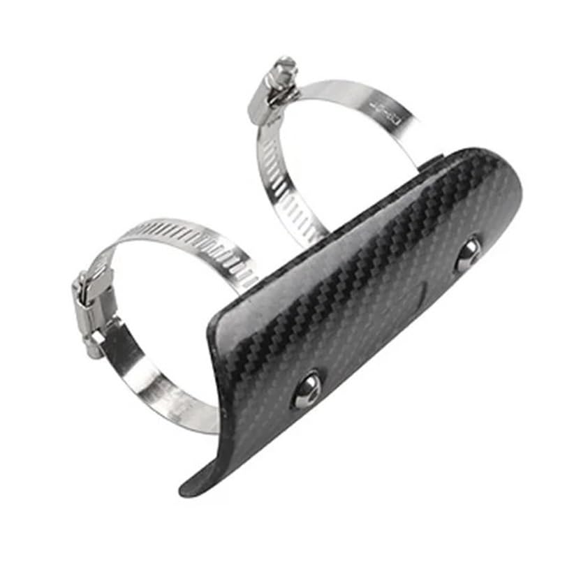Cubierta protectora antiquemaduras para escape de moto en rutas