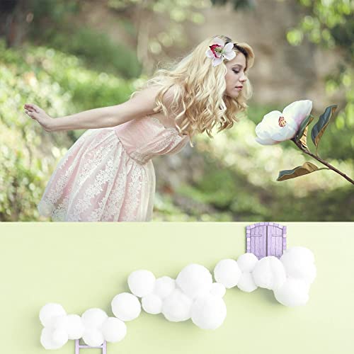 Set de 9 Broches para Cabello con Flor de Orquídea Grande de Chifón para Mujer, Accesorios para Boda, Playa y Fiesta miniatura 4