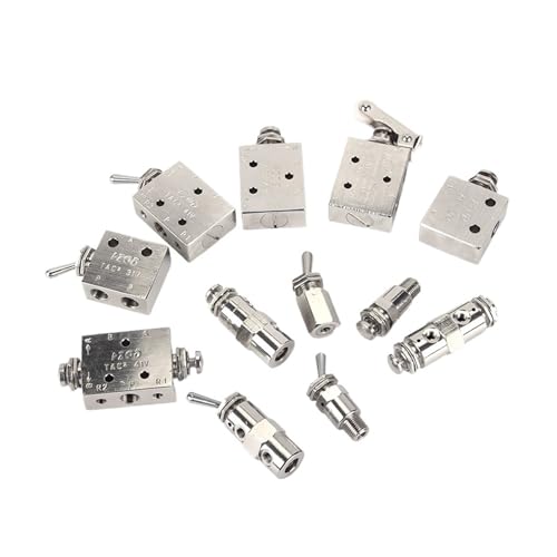 Valve pneumatique TAC-3P à bouton à bascule pour stopper les fuites d'air comprimé