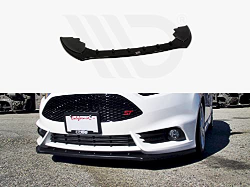 Front Bumper Lip Spoiler Compatible with Ford Fiesta mk7.5 ST Version (2013-2017) Maxton Design Splitter
