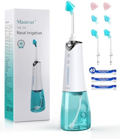 Amazon.com: Nasal Irrigation System, Cordless Nasal Rinse Machine for ...