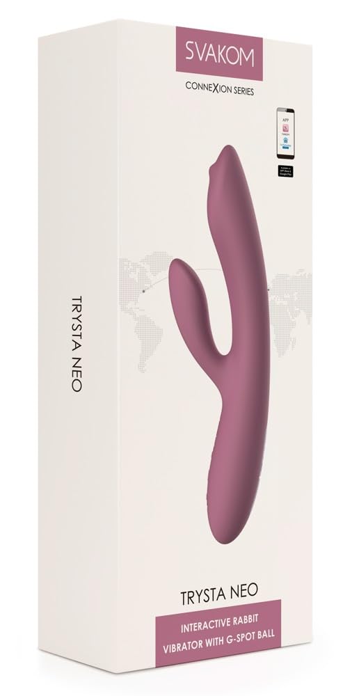 SVAKOM - Trysta Neo Vibratore Rabbit per Punto G - Rosa