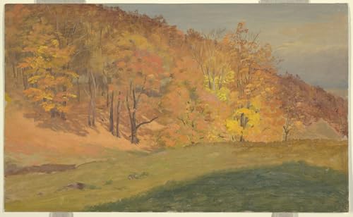Affiche Toile Bois d'automne Frederic Edwin Church Décoration Salon 60x90cm