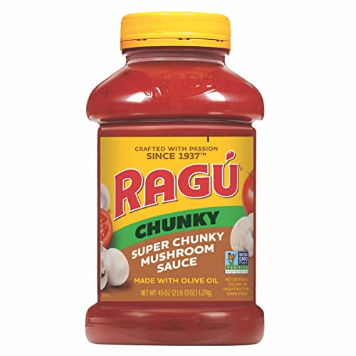 Ragu Chunky Super Chunky Mushroom Pasta Sauce with Hearty Mu...