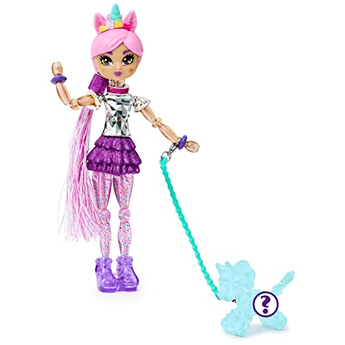 Twisty Girlz, Poupée à transformer en bracelet à collectionner Glitzy Bitsy avec Twisty Petz mystère, pour les enfants à partir de 4 ans.
