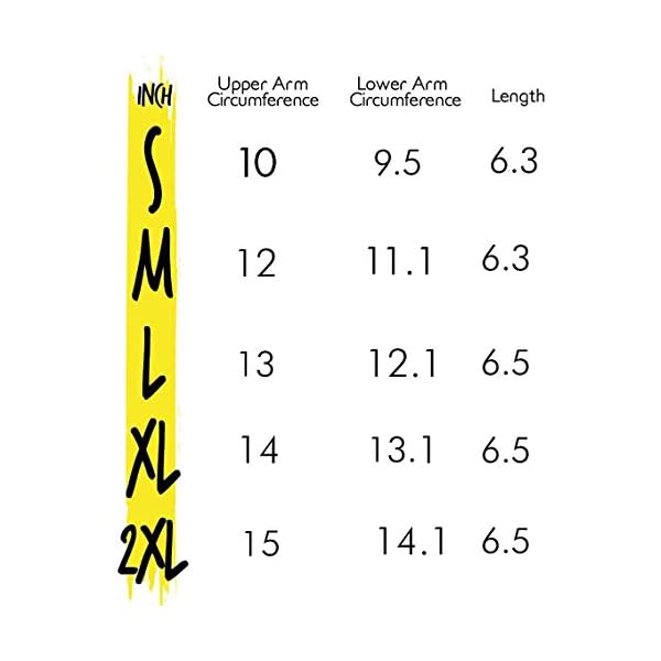 WenX Arm Trimmers for Women Sauna Arm Sweat Bands Neoprene Arm Trainer Toner Sleeves for Sports Workout, 2 Pack (M)