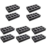 Plateau pour boissons à emporter - Plateau biodégradable - Compostable - Empilable - Respectueux de l'environnement - Pour boissons chaudes et froides