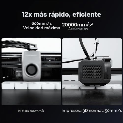 Creality K1 Max impresora 3D de alta velocidad 600MM 300X300X300MM